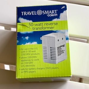 Travel Smart by Conair 50-Watt Reverse Transformer